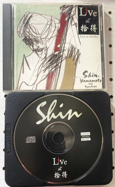 【新品購入品・サイン入り】山本シン 『 LIVE at 拾得 』高田渡 スキシップブルース フォーク ブルース