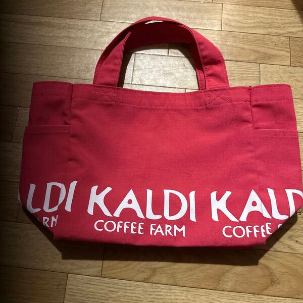 KALDI カルディ トートバッグ レッド