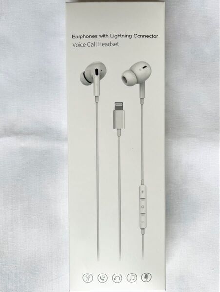 Lightning イヤホン アイホン iPhone対応 Earphones with Lightning