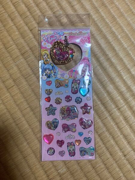 ハピネスチャージプリキュア チャームつきシール シール プリキュア