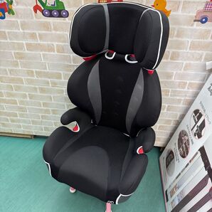 エールべべ ハイバックジュニアシート 3才から ブラック メッシュ