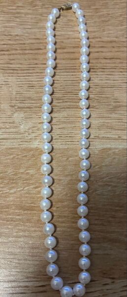 ポテトカルチュラルパール ネックレス 6mm 14K 淡水パール