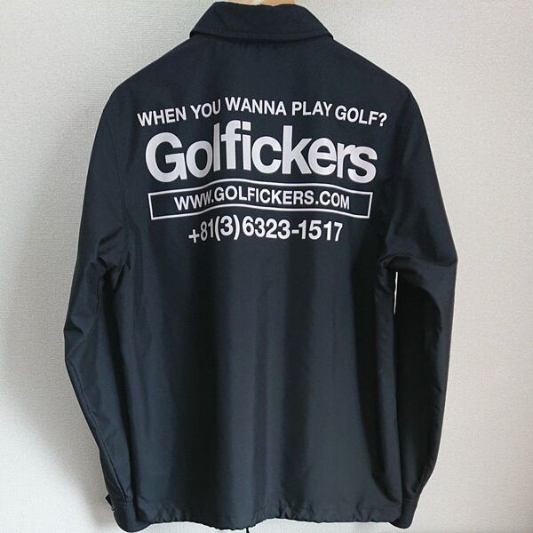 美品 Golfickers ゴルフィッカーズ ナイロンジャケット