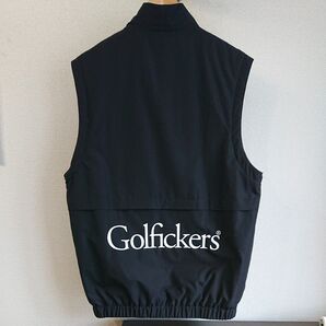 美品 Golfickers ゴルフィッカーズ 中綿ベスト 黒 L