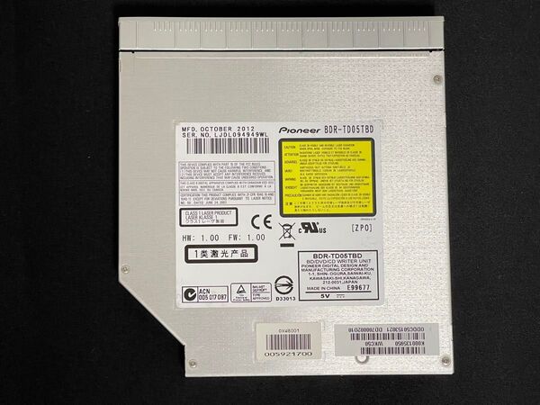 01 Pioneer BDR-TD05TBD Blu-ray 内蔵ドライブ