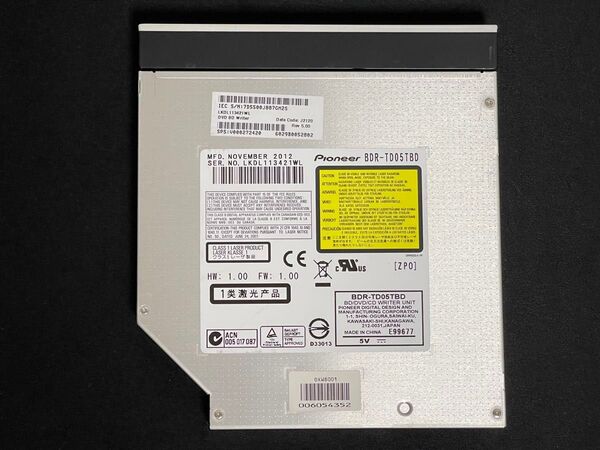 04 Pioneer BDR-TD05TBD Blu-ray 内蔵ドライブ