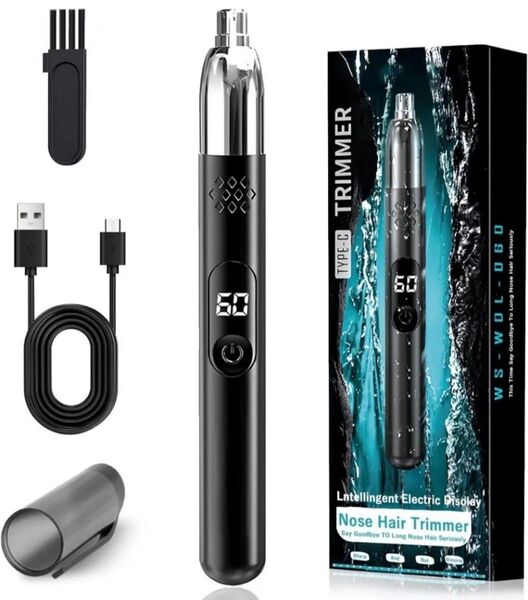 鼻毛カッター【2025 最新の強化版】鼻毛トリマー Type-c充電式 1台多役 メンズ 鼻毛切り