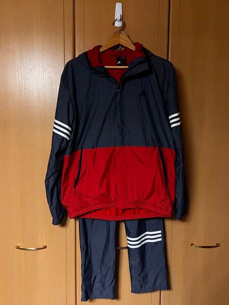 【古着】adidasアディダス ウィンドブレーカー上下セット