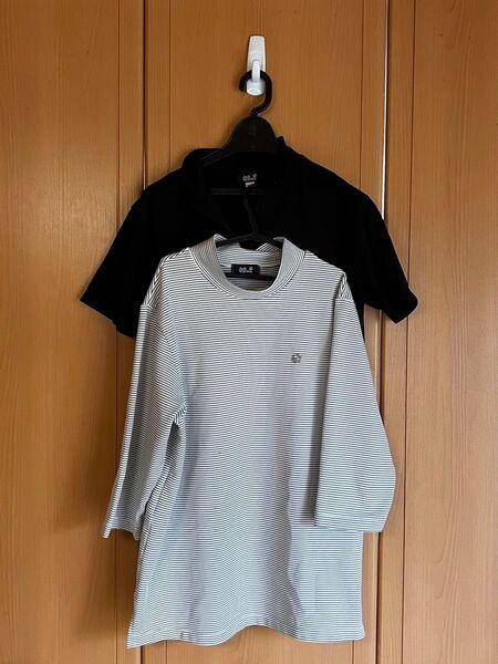 【古着】Jack Wolfskinジャックウルフスキン Tシャツ2着 レディースL