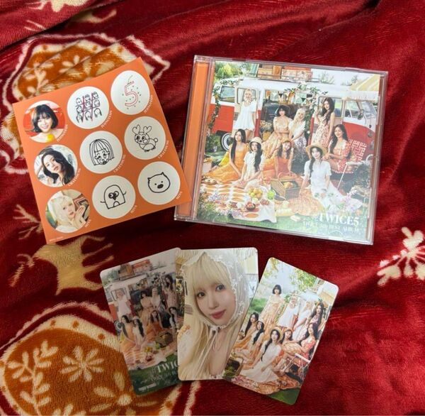 #TWICE5 アルバム 通常盤 初回限定盤Aトレカ ミナセット タワレコ特典②