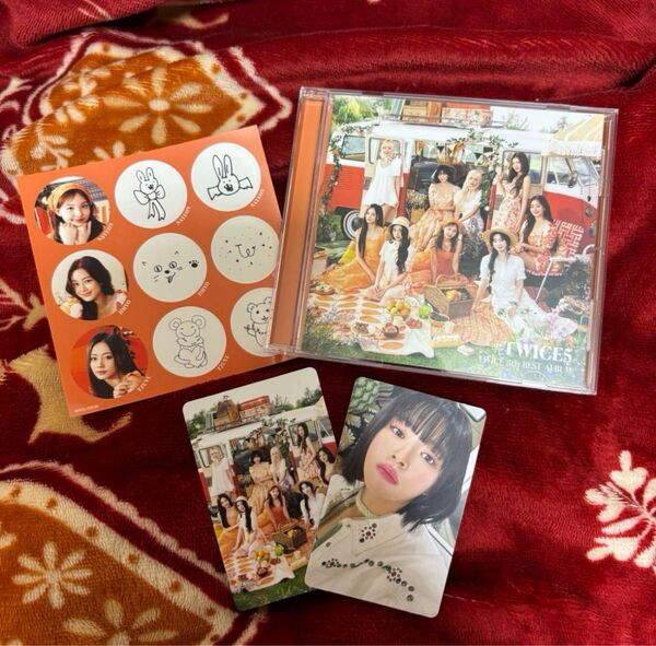 #TWICE5 アルバム 通常盤 初回限定盤Bトレカ ジョンヨンセット タワレコ特典