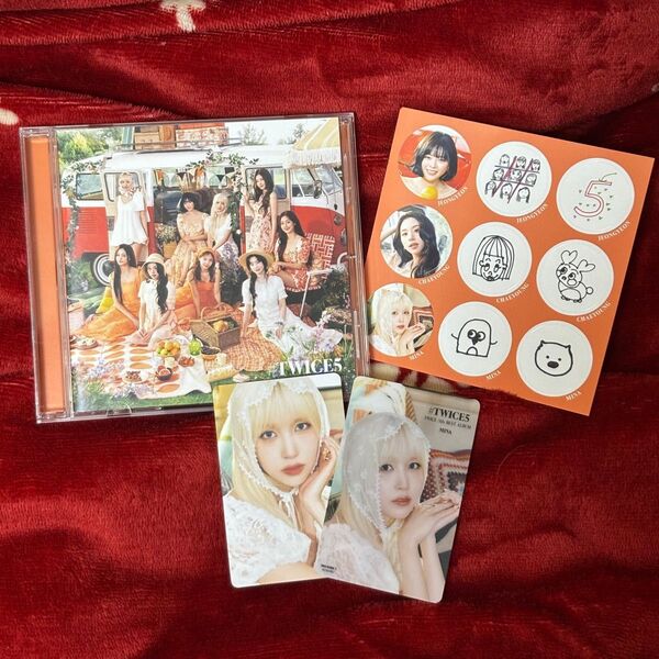 #TWICE5 アルバム 通常盤 トレカ ミナセット タワレコ特典
