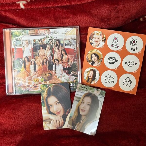 #TWICE5 アルバム 通常盤 トレカ サナセット タワレコ特典