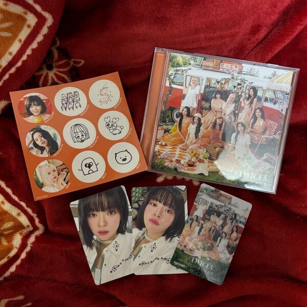 #TWICE5 アルバム 通常盤 トレカ ジョンヨンセット タワレコ特典