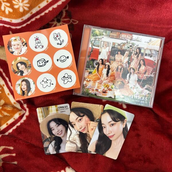 #TWICE5 アルバム 通常盤 トレカ ダヒョンセット タワレコ特典①