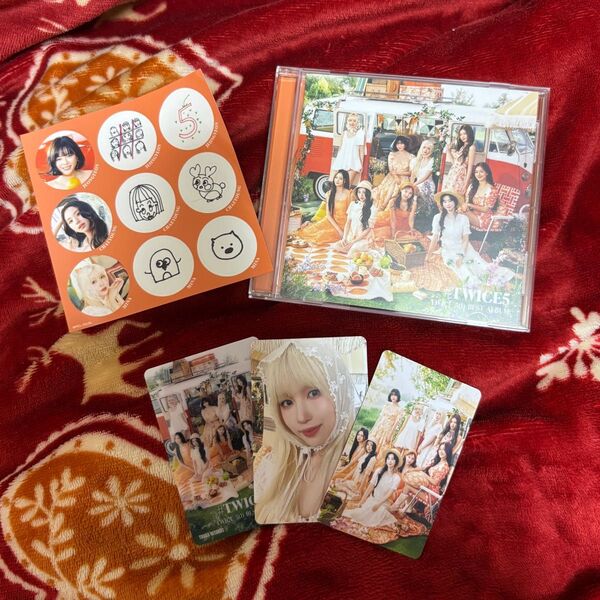 #TWICE5 アルバム 通常盤 初回限定盤Aトレカ ミナ タワレコ特典①