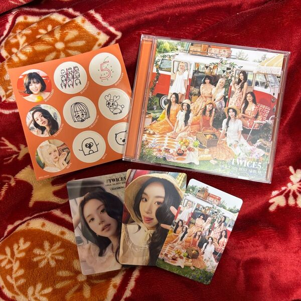#TWICE5 アルバム 通常盤 初回限定盤Bトレカ チェヨン タワレコ特典