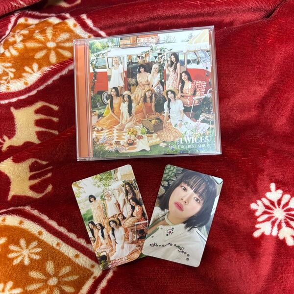 #TWICE5 アルバム 通常盤 初回限定盤Bトレカ ジョンヨン タワレコ特典②