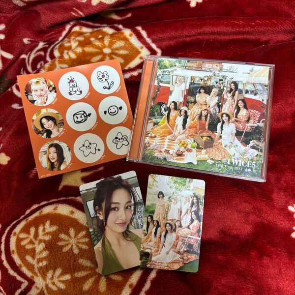 #TWICE5 アルバム 通常盤 初回限定盤Bトレカ ジヒョ タワレコ特典