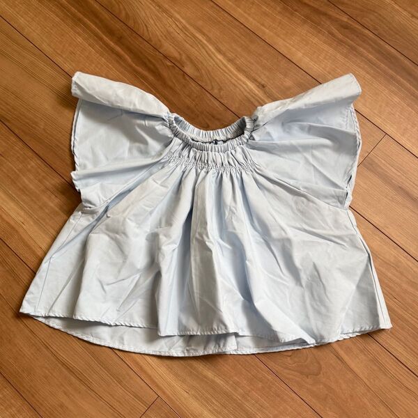 可愛いオシャレ ブラウス シャツ 子供服 半袖 110cm