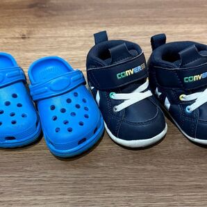 スニーカー converse 12.5㎝ クロックス13㎝ ベビーサイズ まとめ売り