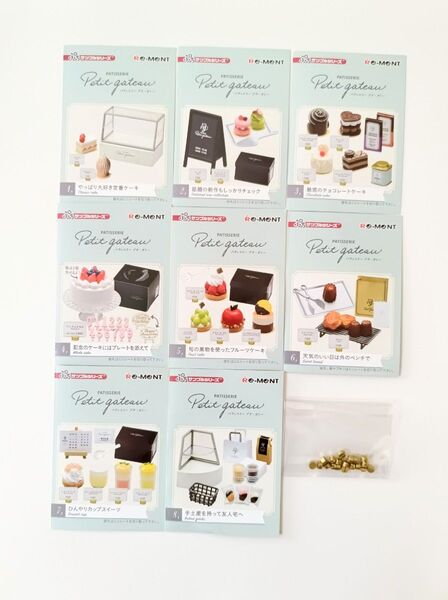リーメント パティスリープチガトー ミニシート(値札付き)、値札スタンド セット