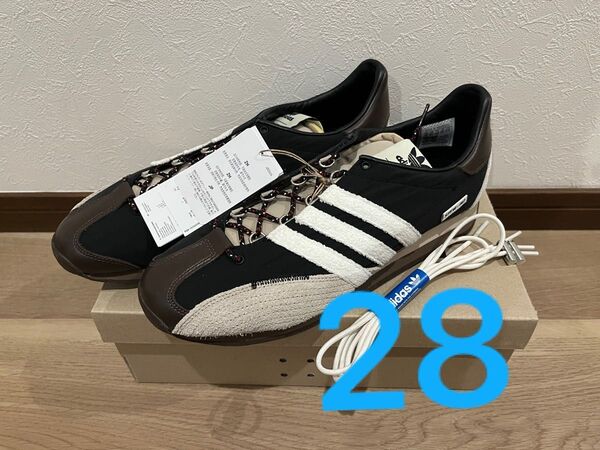 未使用 28cm adidas サンバ ソング オブ ザ ミュート × アディダス オリジナルス カントリー ブラック 黒