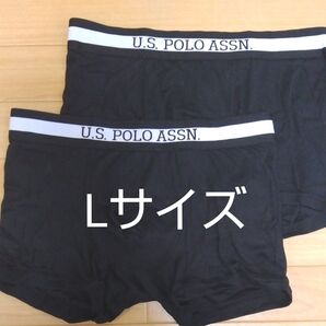 L ユーエスポロアッスン U.S.POLO ASSN ボクサーブリーフ ボクサーパンツ2枚 前閉じ メンズアンダーウェア 肌着下着