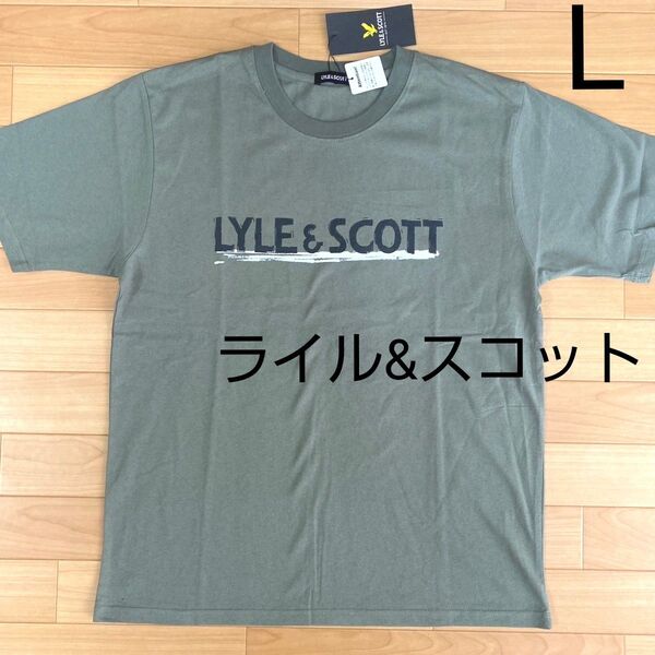 L ライル&スコット 新品 半袖Tシャツ トップス 綿100% メンズ アウトドア スポーツ ゴルフウェア ライルアンドスコット