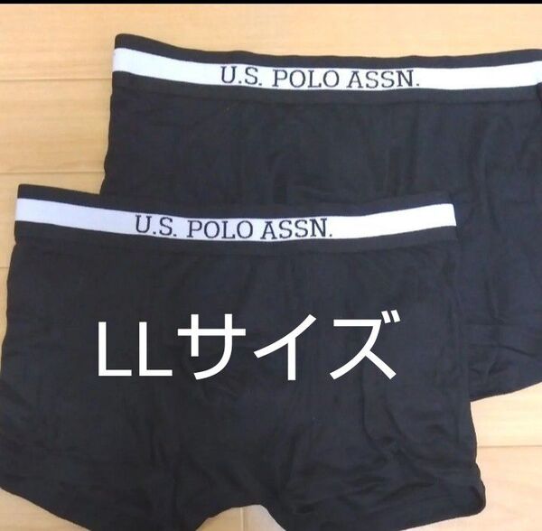 LL ユーエスポロアッスンU.S.POLO ASSN ボクサーブリーフ ボクサーパンツ2枚 前閉じ メンズアンダーウェア 肌着下着