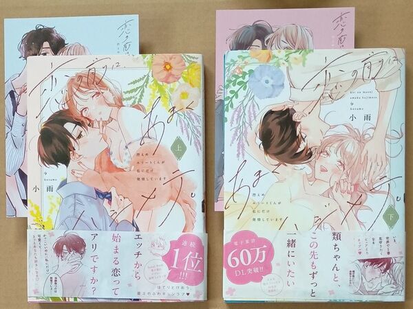 恋の前に、あまくハジメテ。 控えめエリートくんが私にだけ発情しています 上下巻