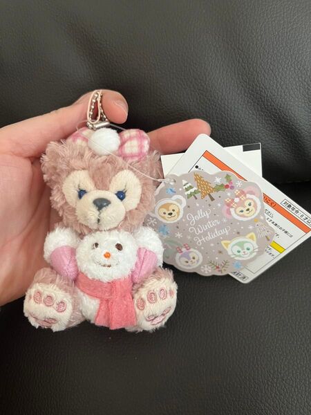 ぬいぐるみ ダッフィー ディズニー ぬいぐるみキーホルダー マスコット シェリーメイ 雪だるま