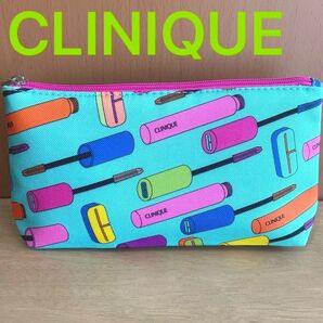 CLINIQUE クリニーク ポーチ マルチカラー 未使用