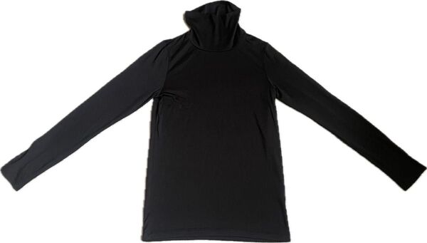 UNIQLO ヒートテック タートルネックアンダーシャツ ブラック 140cm