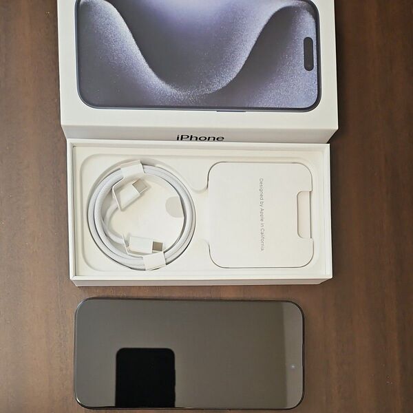 iPhone 15 Pro 128GB ブルーチタニウム
