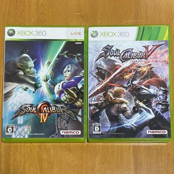 【Xbox360】 ソウルキャリバー IV + ソウルキャリバーV 計2本セット