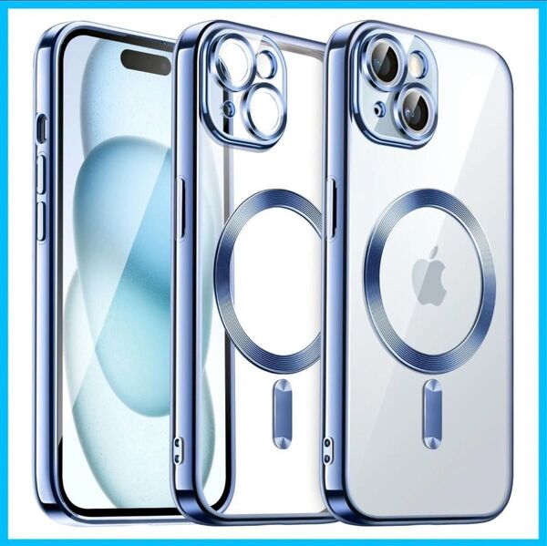 最終価格 JETech iPhone 15 6.1インチ用 MagSafeワイヤレス充電対応 耐衝撃 電気メッキTPUカバー
