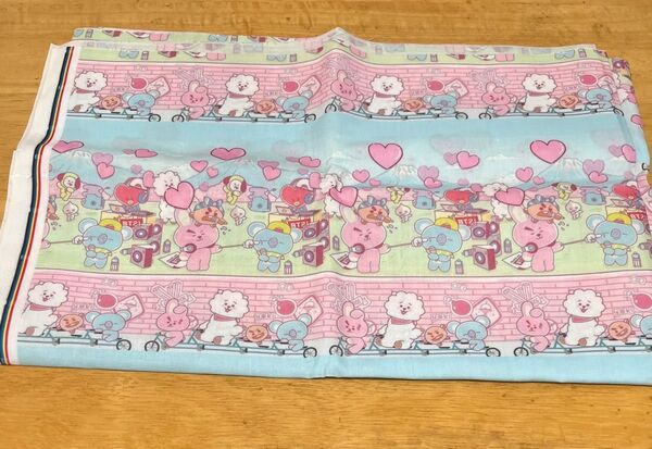 BTS 防弾少年団 生地 布 和柄 50×140 cm 切売カット パッチワーク布 手作り ハンドメイド D I Y 裁縫 手芸