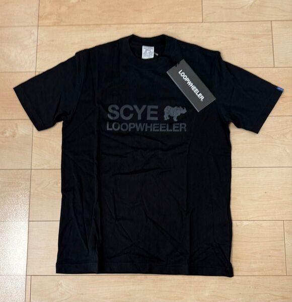 SCYE × LOOPWHEELER ループウィラー ブラック Tシャツ Mサイズ