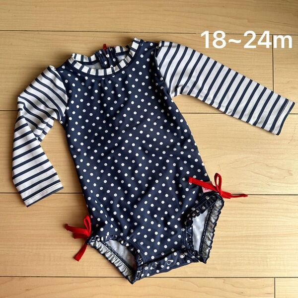 ラッフルバッツRUFFLE BUTTS 水着 女の子 80 UPF50+