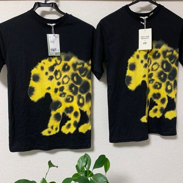 ☆新品未使用タグつき H&M×ROP VAN MIERLO コラボTシャツ 2枚セット 135/14.0 子供服