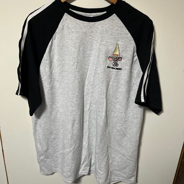 トムとジェリーラグランLサイズ 半袖Tシャツ アメカジ