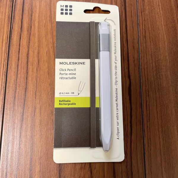 MOLESKINE モレスキン ライティングクラシッククリックペンシル ホワイト0.7mm 5180070