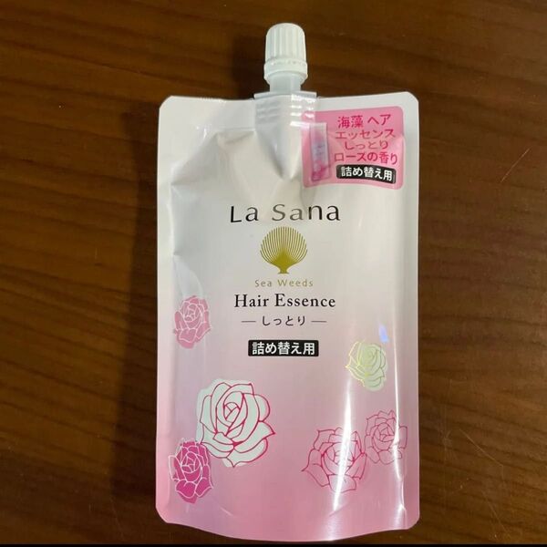 ラサーナ 海藻ヘアエッセンス しっとり 詰め替え用 140ml ローズの香り