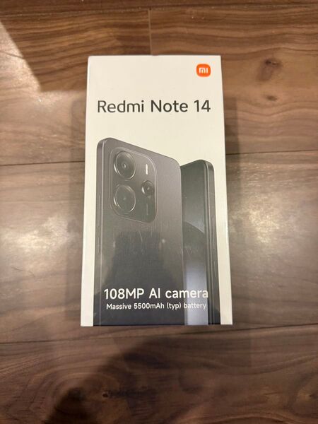 Redmi Note 14 8GB+256GB ブラック グローバル版