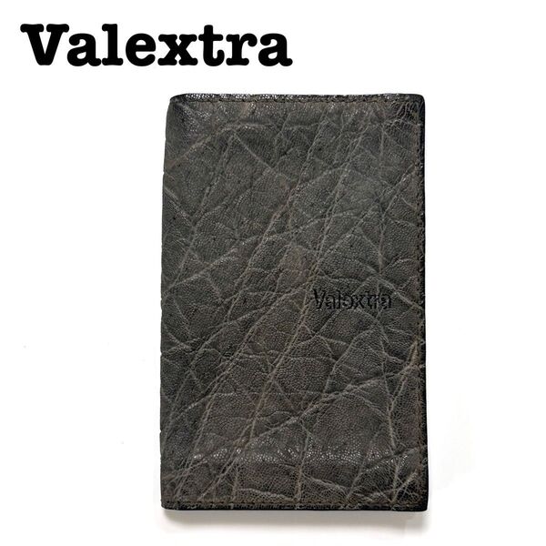 Valextra エレファントレザー パスケース 名刺入れ グレー