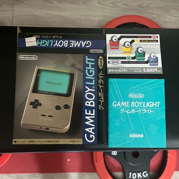 ゲームボーイライト ゴールド 本体なし 箱、説明書のみ
