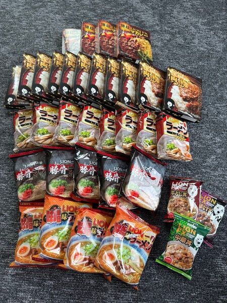 ヒロセ 食品キャンペーン カレー・ラーメン 計35食