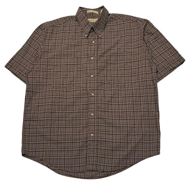 Munsingwear マンシングウェア 半袖ボタンダウンシャツ チェック M