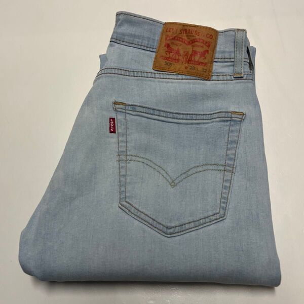 Levi’s リーバイス 505 COOL レギュラーフィットストレート ストレッチジーンズ 00505-2090 W28 L32